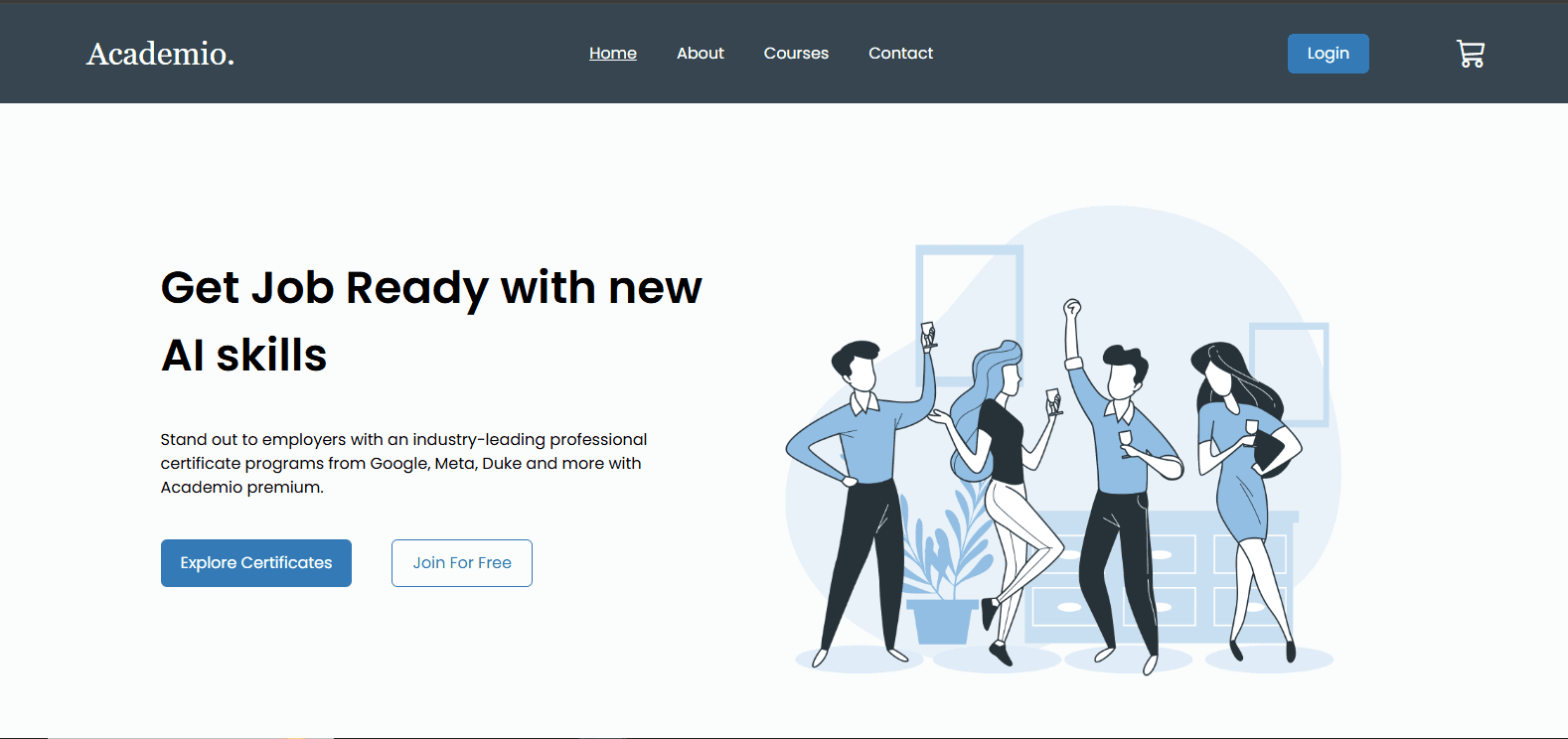 Academio • Educational website