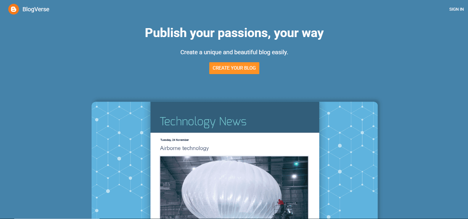Blogverse • Blogging platform