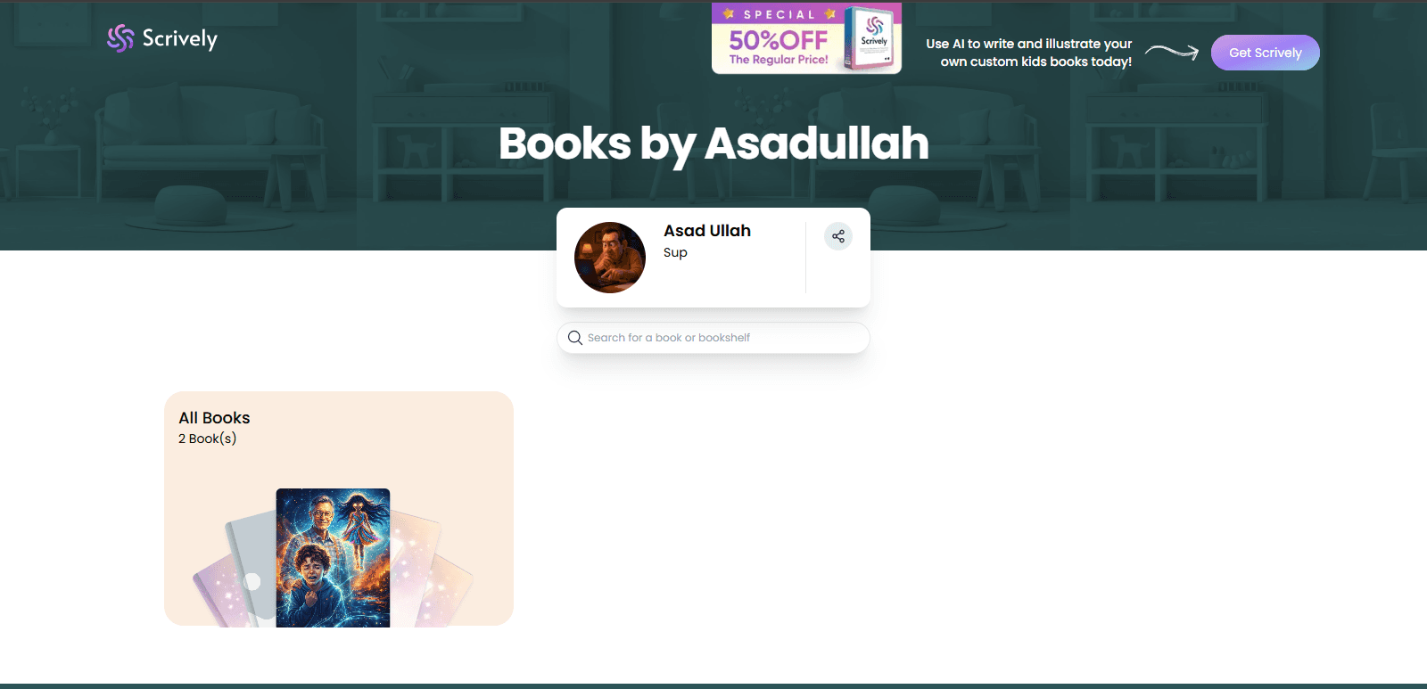 Scrively Bookshelf• Online Library